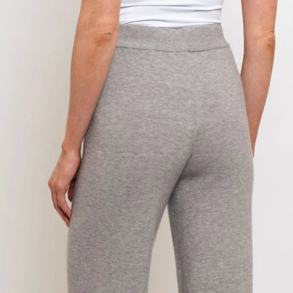 CASUAL DOLLZ STRIPED WIDE LEG PANTS - GRAY - Picture 4 of 4